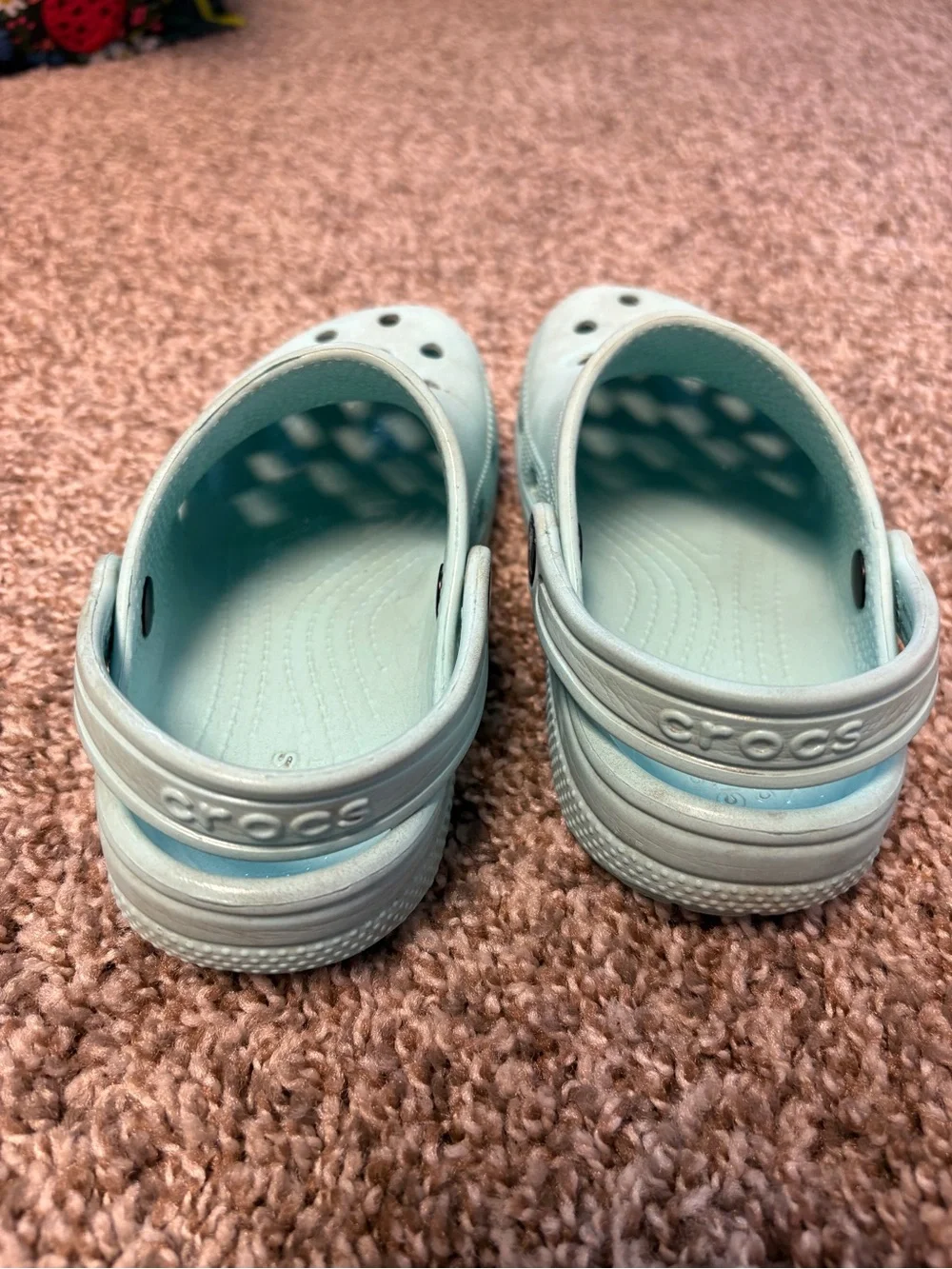CROCS Kids Classic Clog in Aqua Blue